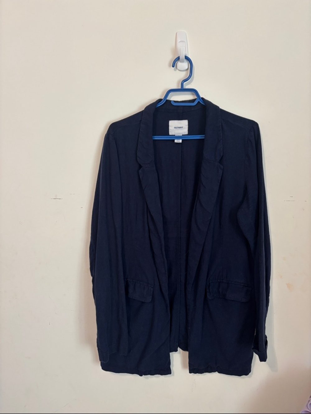 Old Navy Navy Open-Front Blazer Jacket